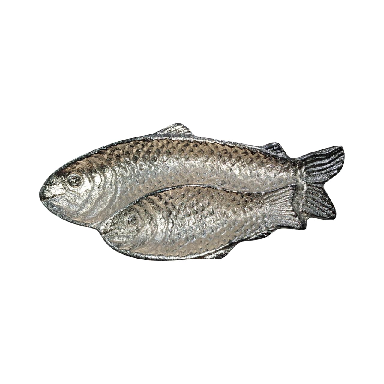 10.5" Silver Metal Fish Tray by Ashland®